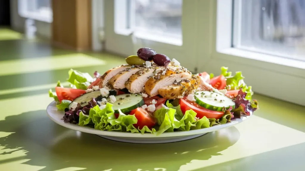 Greek Salad with Chicken