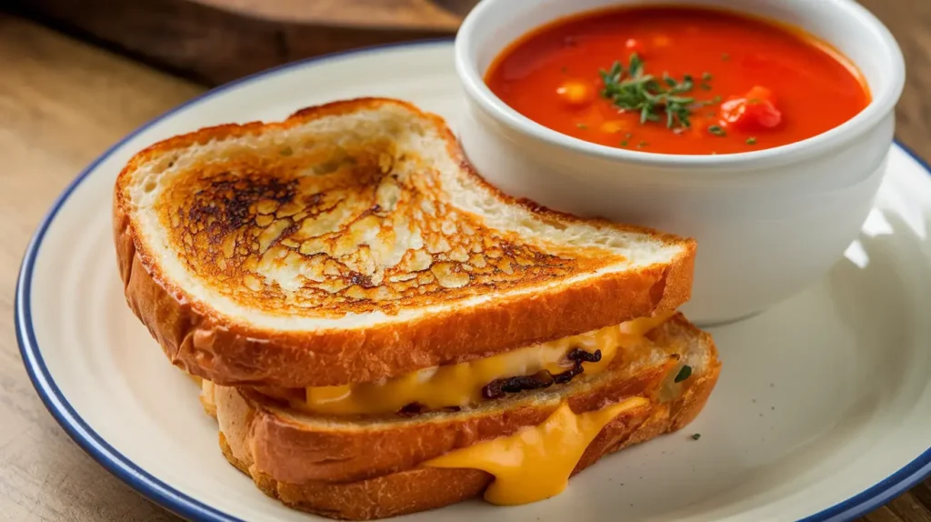 Grilled Cheese and Tomato Soup