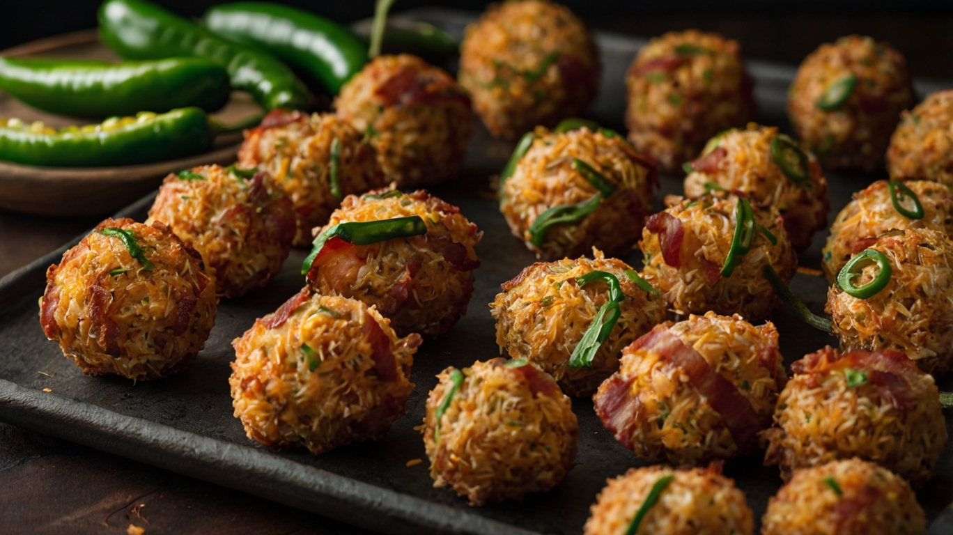 Bacon Jalapeño Popper Cheese Balls