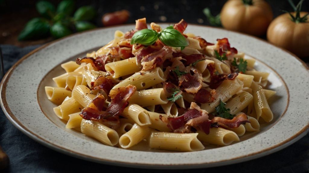 Chicken Pasta with Bacon