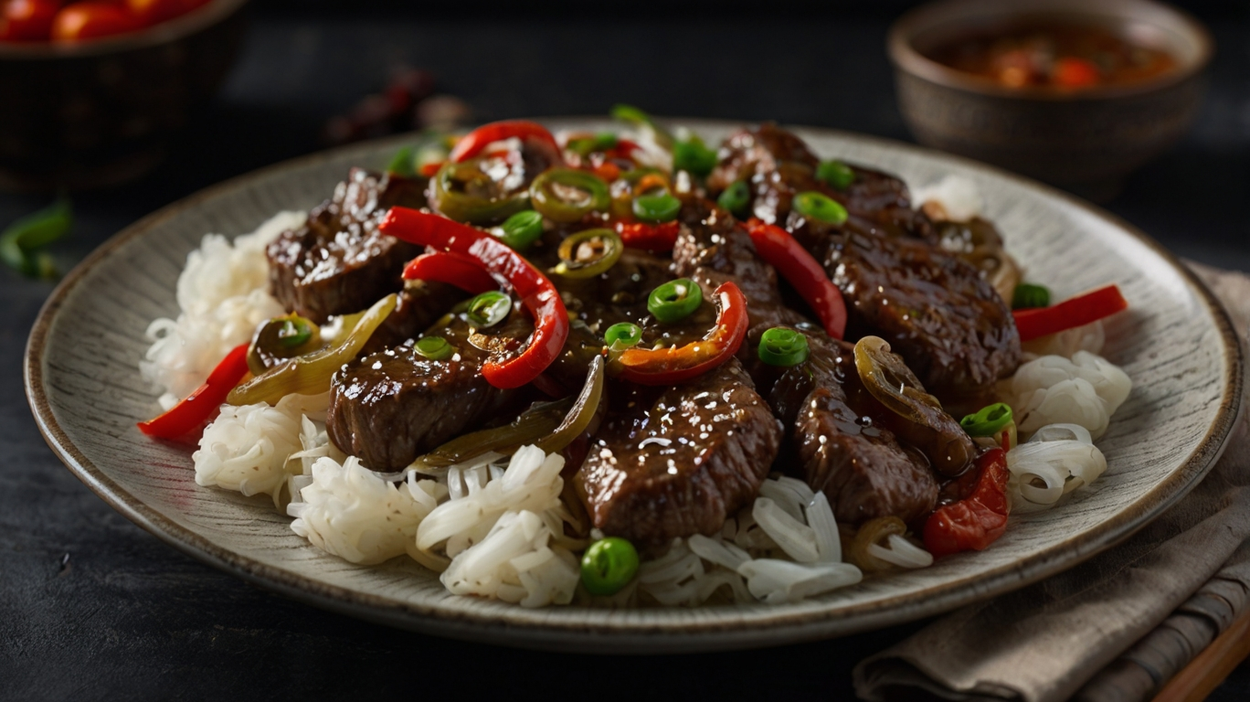 Chinese Pepper Steak with Onions