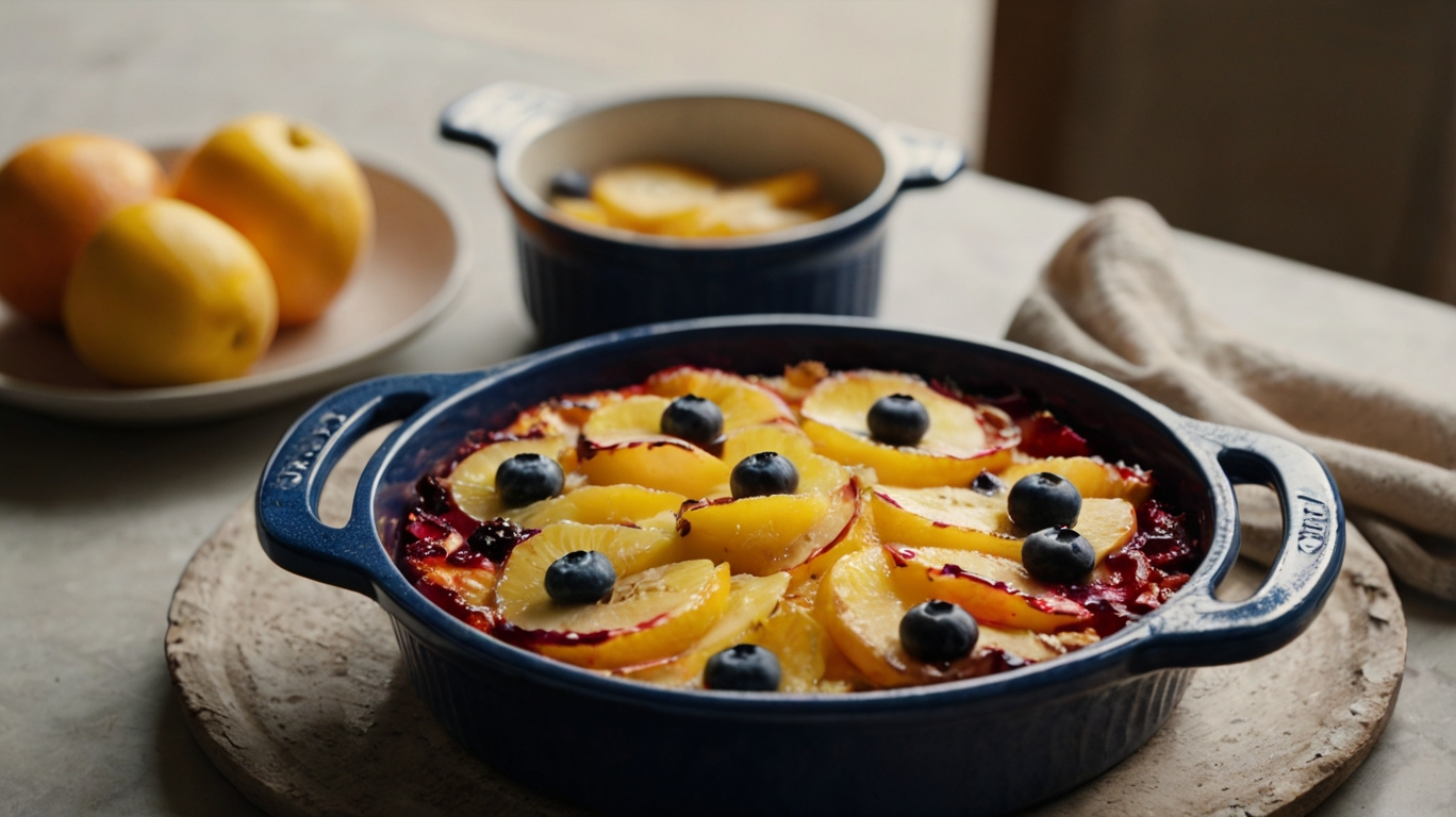 Delicious Fruit Gratin Recipe: A Light & Fruity Dessert