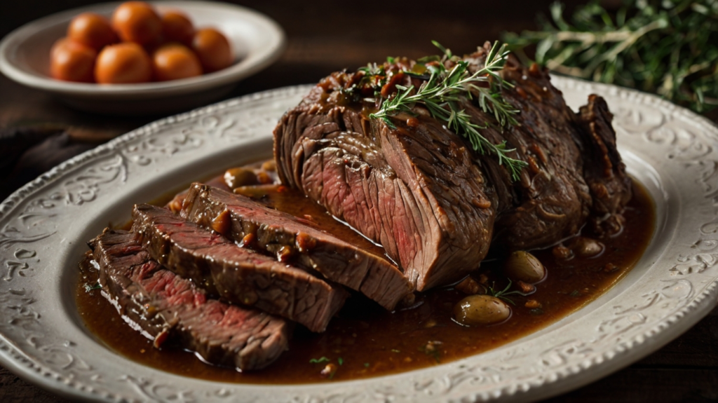 Tuscan-Style Slow-Cooked Beef Roast