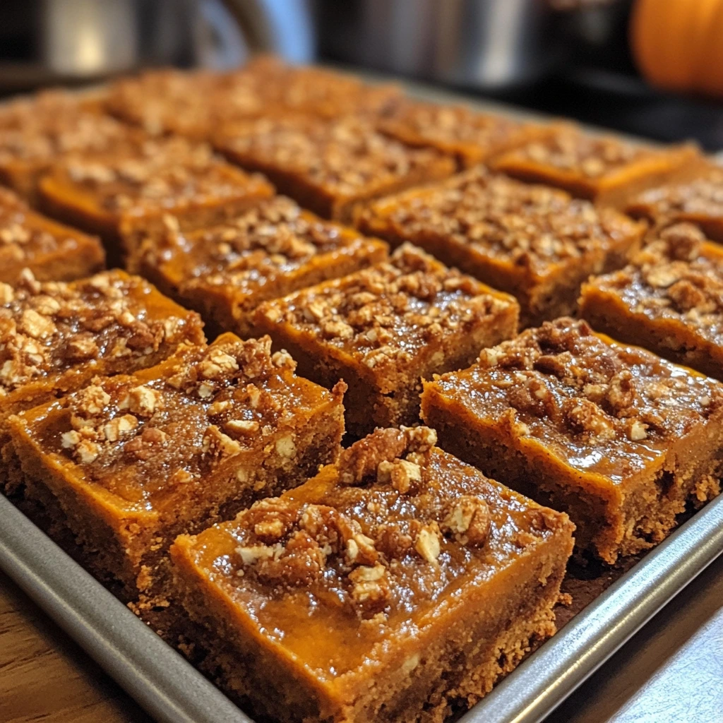 Sheet Pan Libby’s Pumpkin Bars