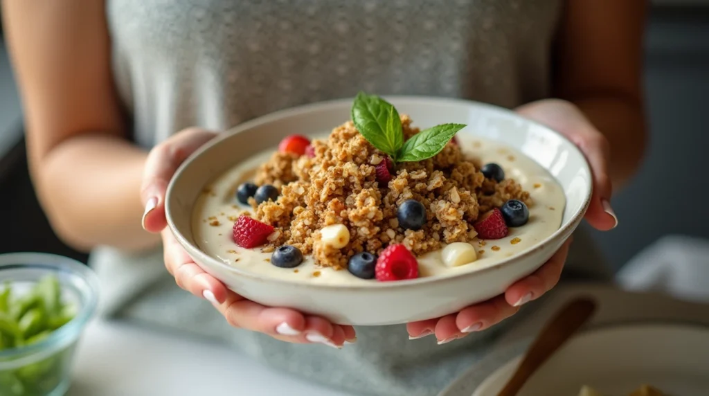 Vegan Yogurt Parfait with Granola