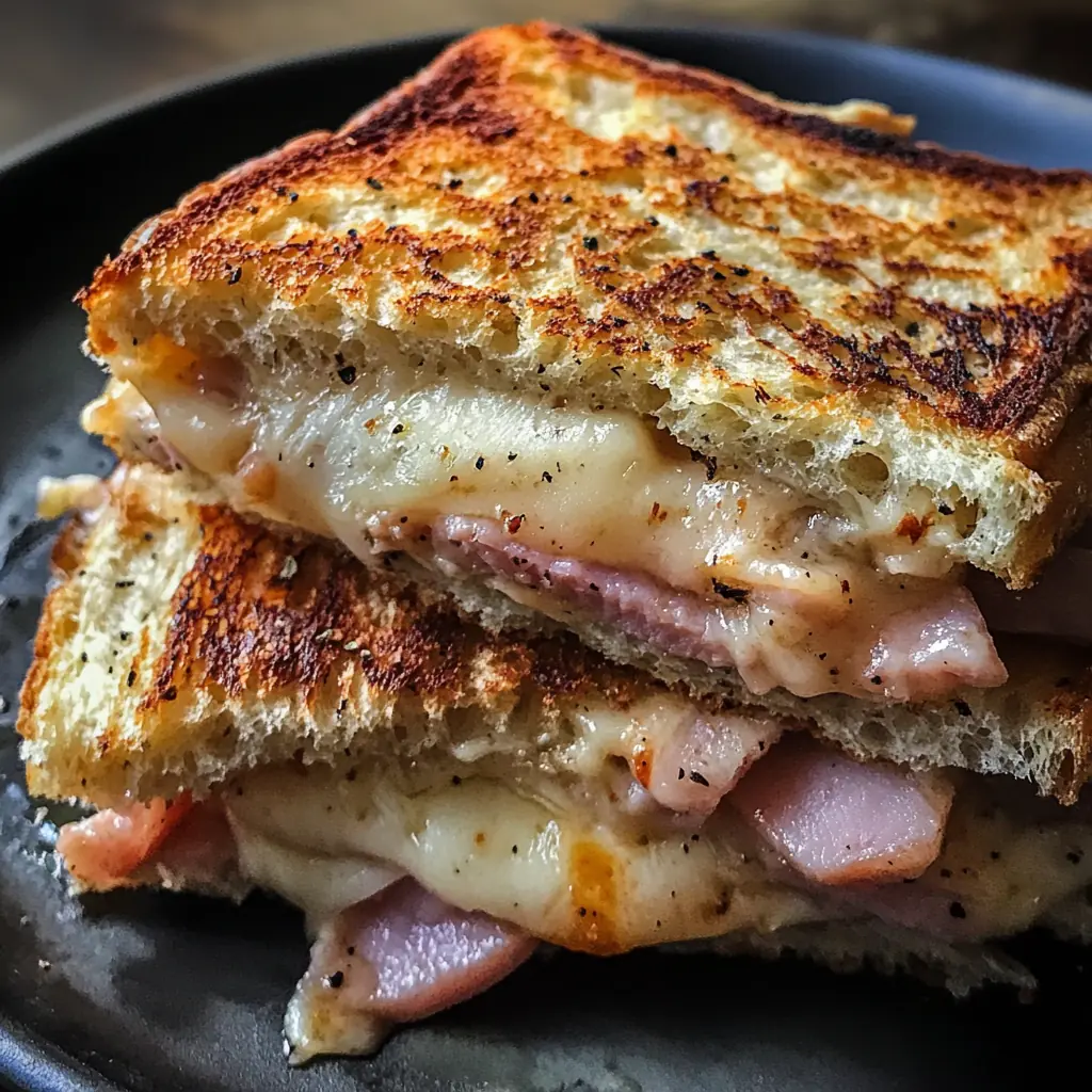 Ham and Swiss Cracker Melts