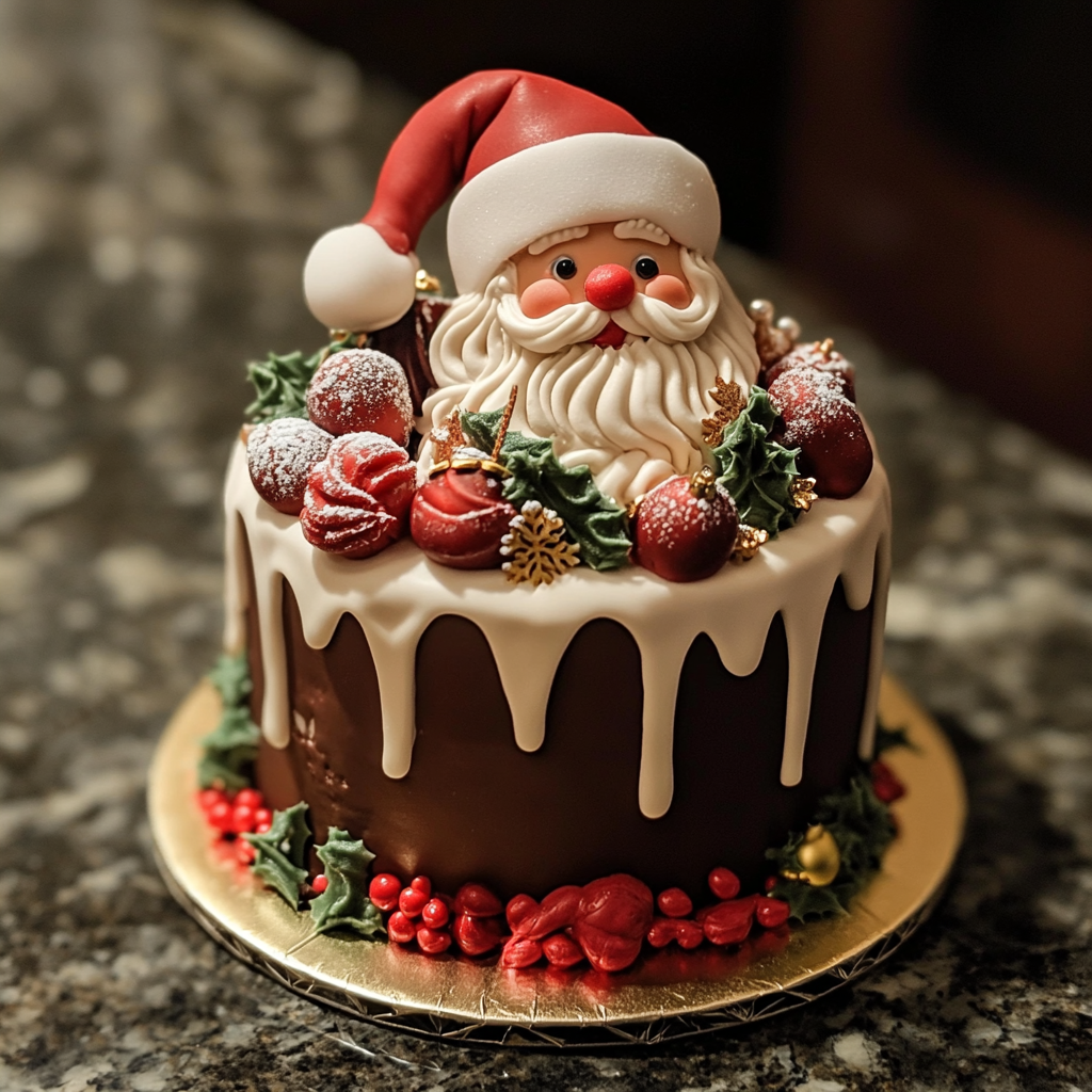 Santa + Cake = Holiday Happiness