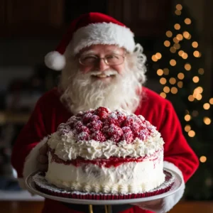 Santa + Cake = Holiday Happiness