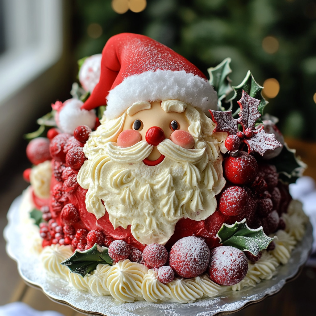 Santa + Cake = Holiday Happiness