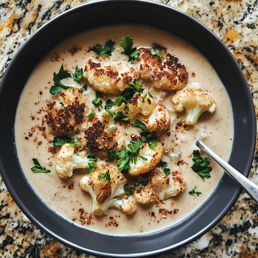 Vegan Cauliflower Soup