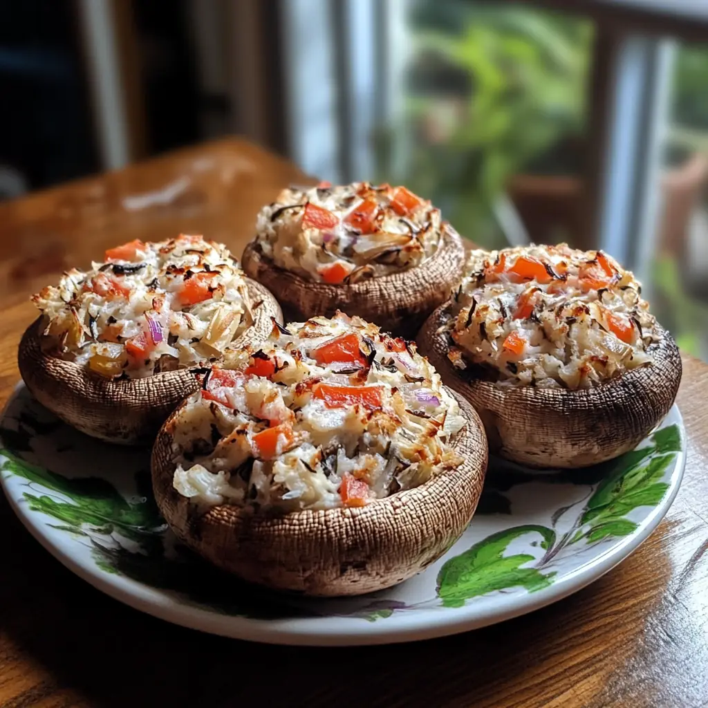 Vegan Stuffed Mushrooms