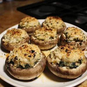 Vegan Stuffed Mushrooms