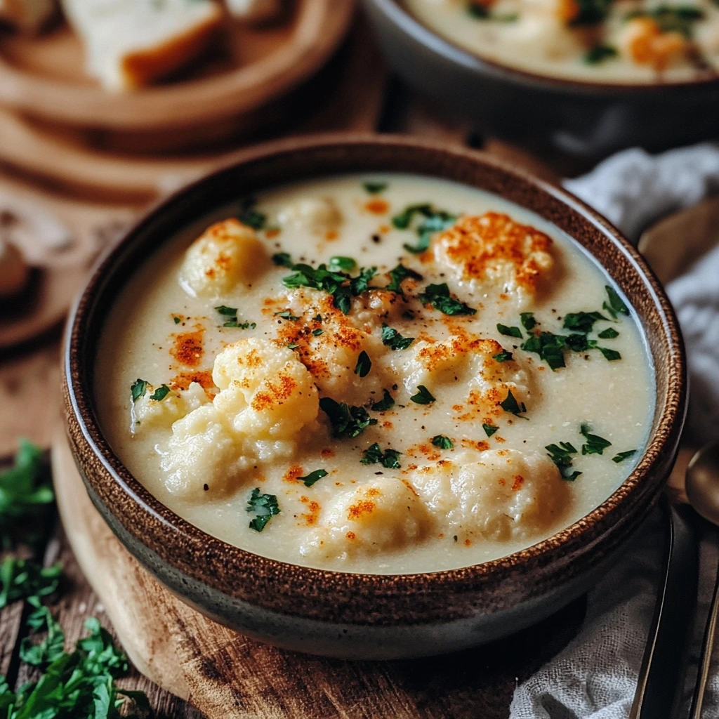 Vegan Cauliflower Soup