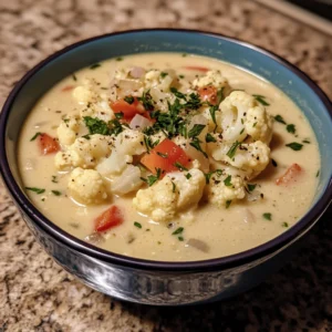 Vegan Cauliflower Soup