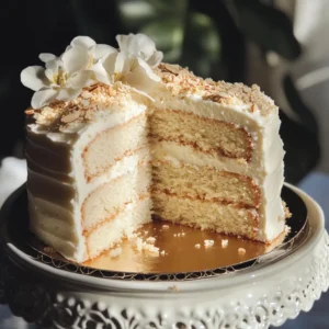 Almond Meringue Cake