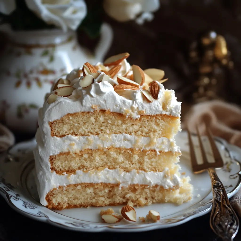 Almond Meringue Cake