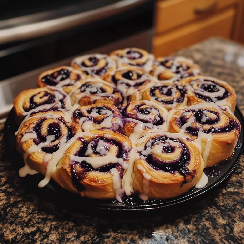 Blueberry Cinnamon Rolls