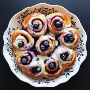 Blueberry Cinnamon Rolls