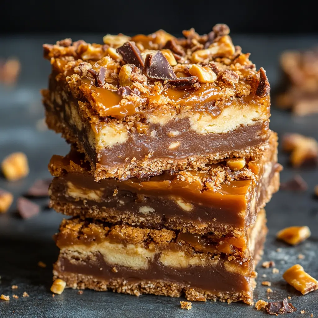 Butterfinger Caramel Crunch Bars