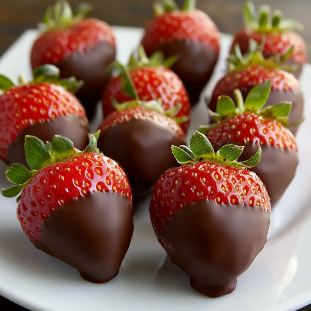 Chocolate-Dipped Strawberries