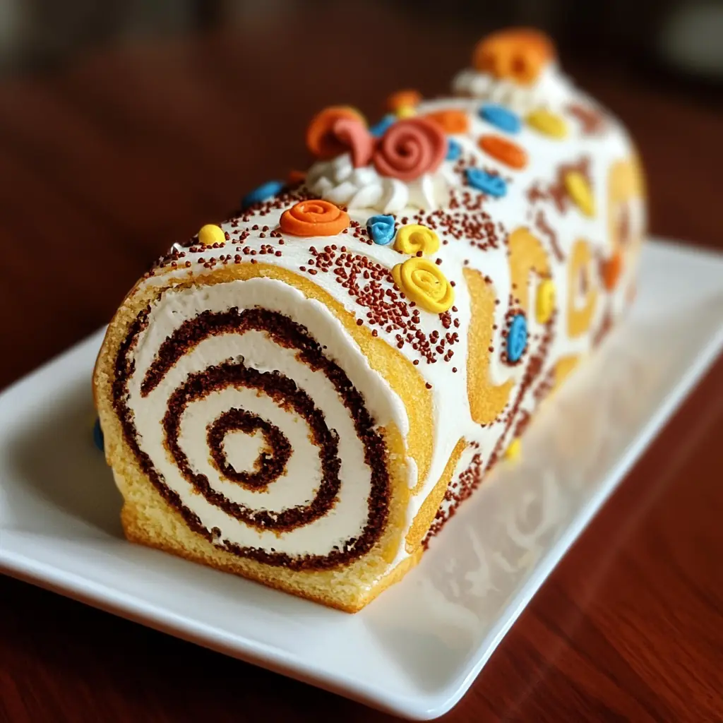 Fancy Pattern Cake Roll