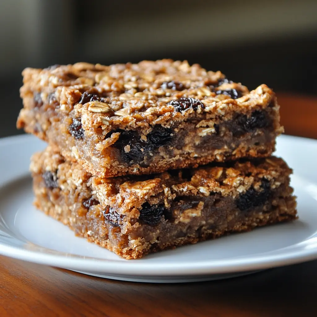 Oatmeal Raisin Cookie Bars