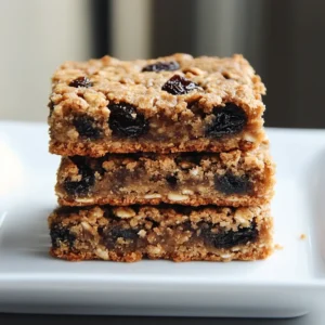 Oatmeal Raisin Cookie Bars