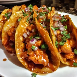 Chicken Wonton Tacos