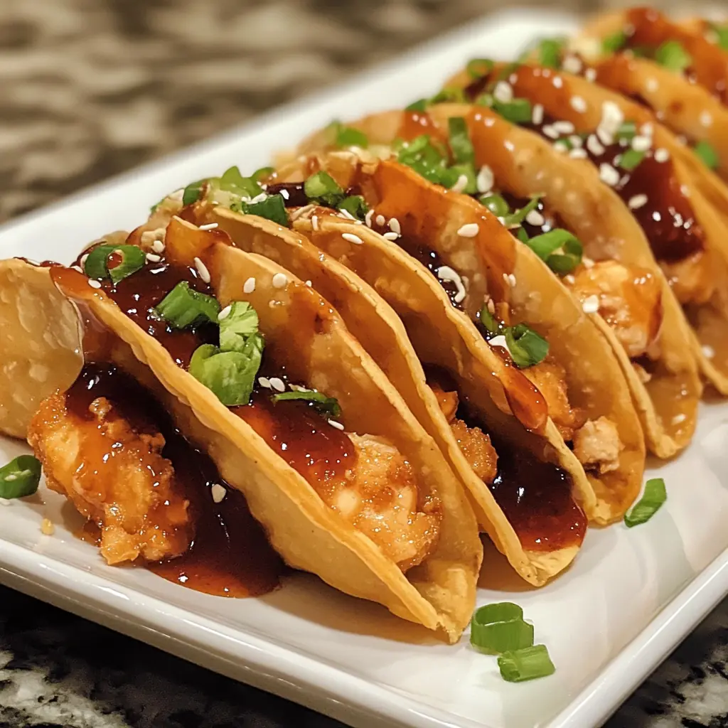 Chicken Wonton Tacos