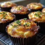 Freshly baked breakfast egg muffins with colorful bell peppers, spinach, and cheese, served on a white plate with a side of avocado slices