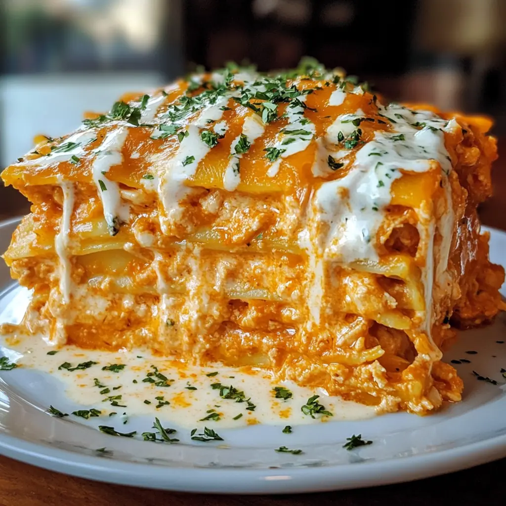 Buffalo Chicken Lasagna