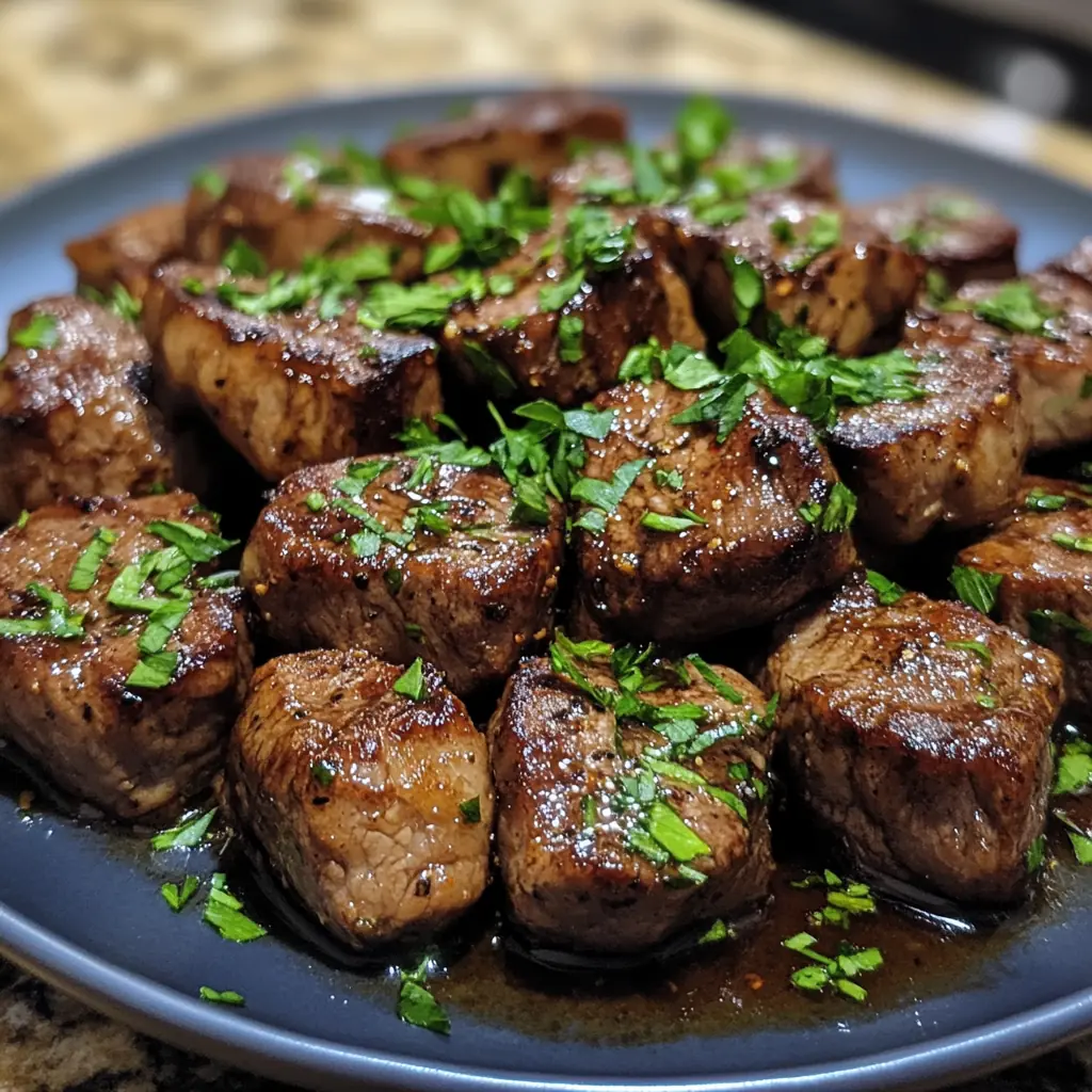 Juicy Garlic Butter Steak Bites