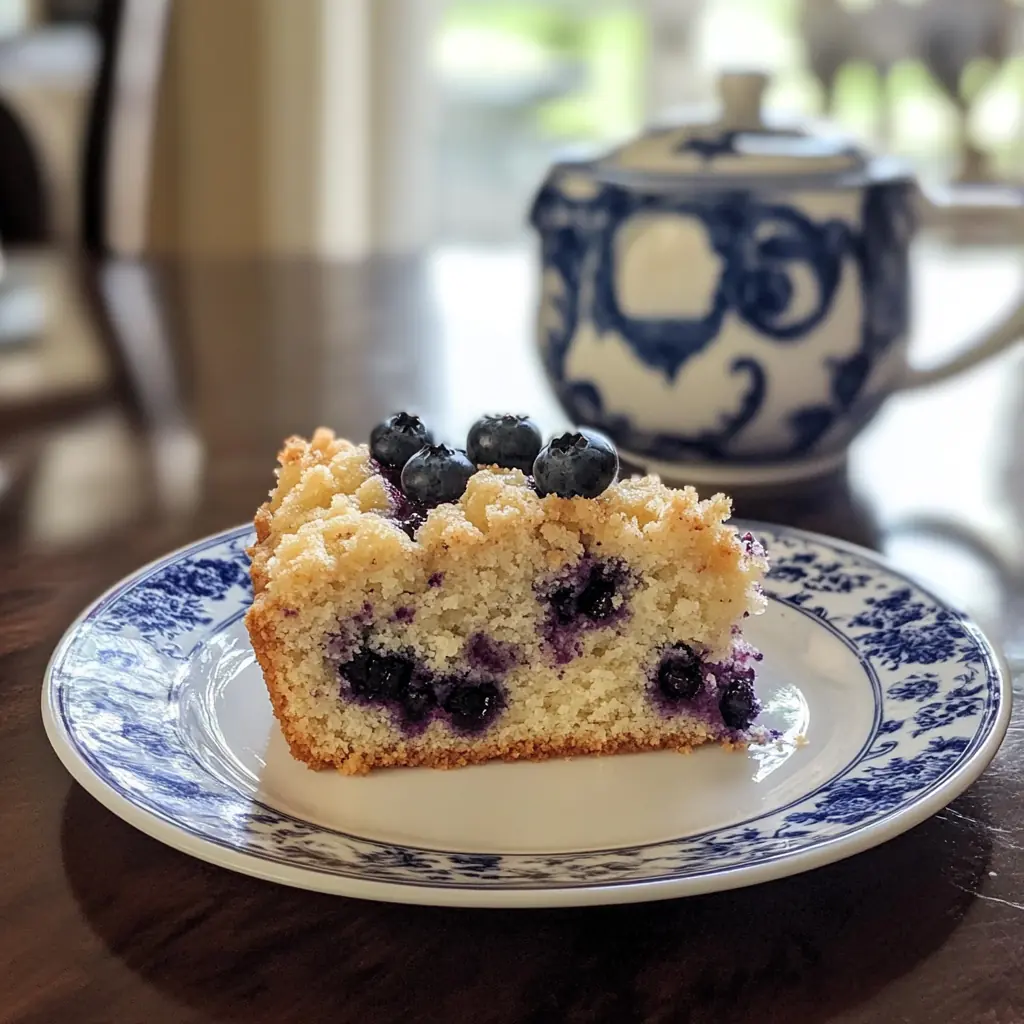 Blueberry Sour Cream Coffee Cake
