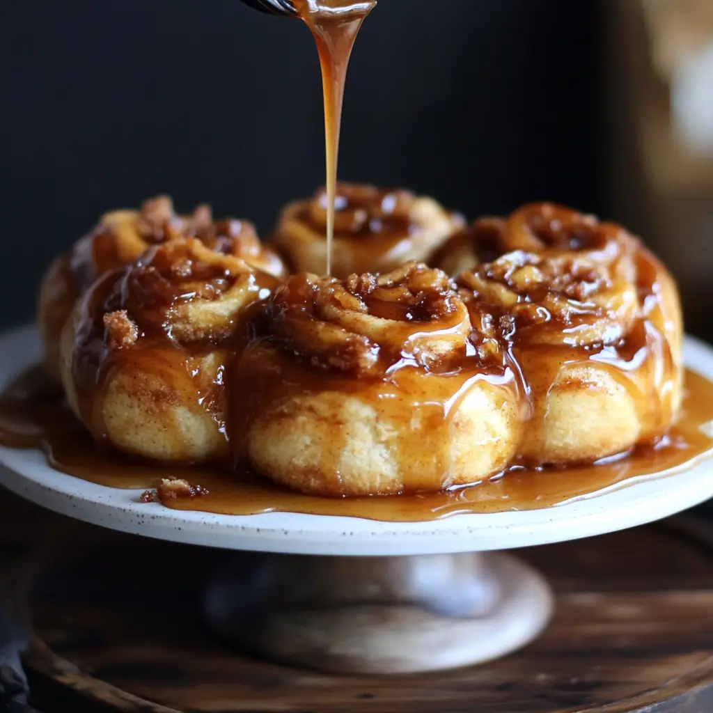 Caramel Apple Cinnamon Rolls