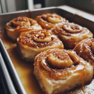 caramel apple cinnamon rolls