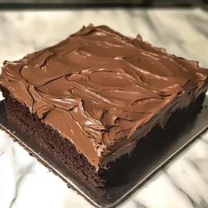 Chocolate Sheet Cake with Creamy Milk Chocolate Frosting