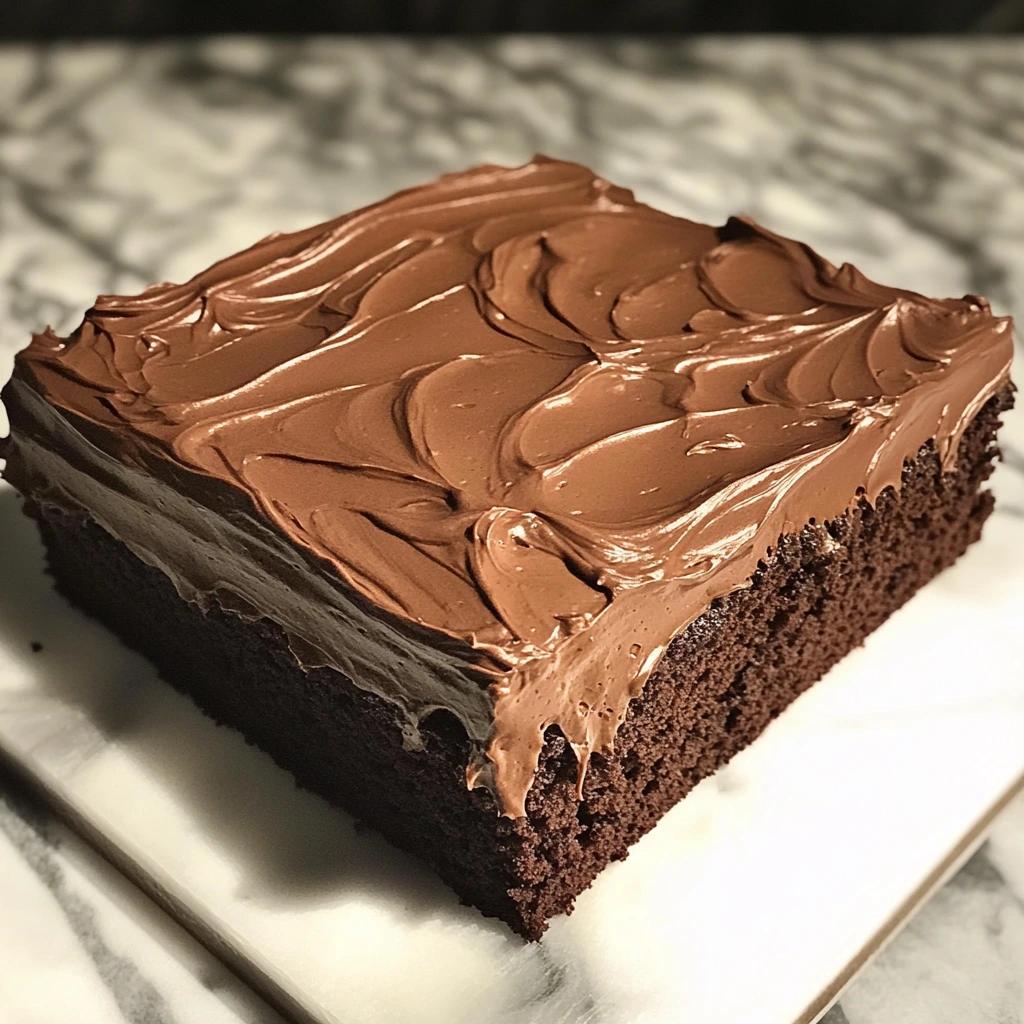 Chocolate Sheet Cake with Creamy Milk Chocolate Frosting