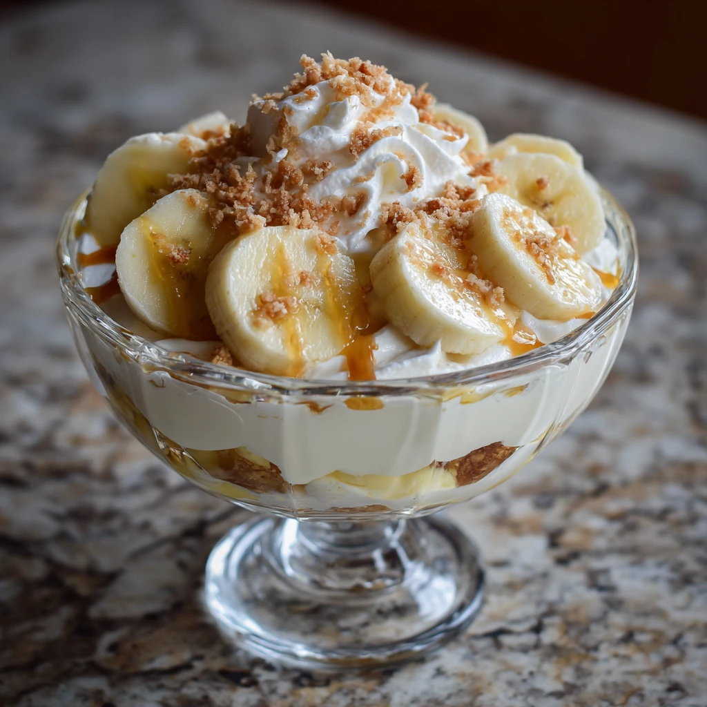 Cottage Cheese Banana Pudding