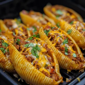 Air Fryer Pasta Tacos