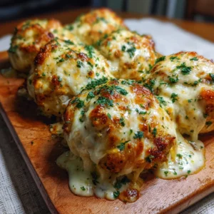 melted mozzarella ranch chicken bombs
