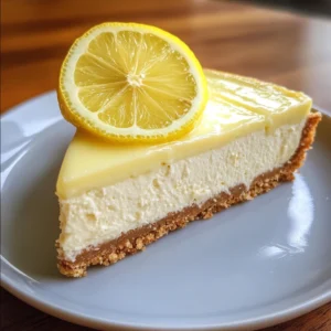 No-Bake Lemon Cheesecake