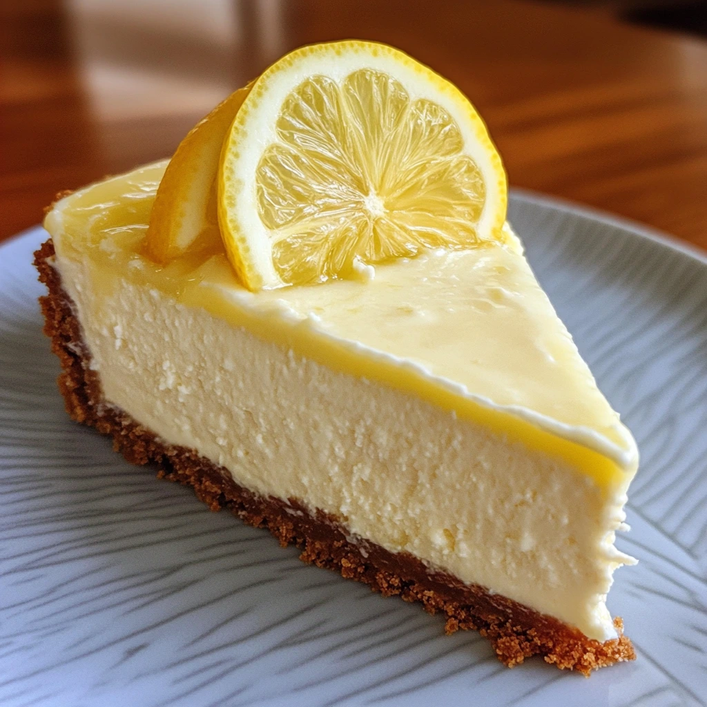 No-Bake Lemon Cheesecake
