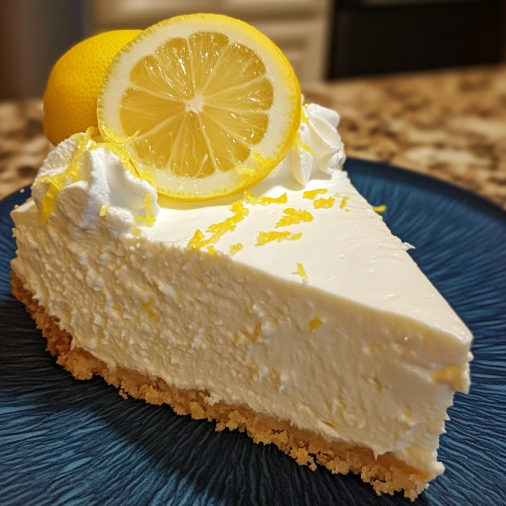 No-Bake Lemon Cheesecake