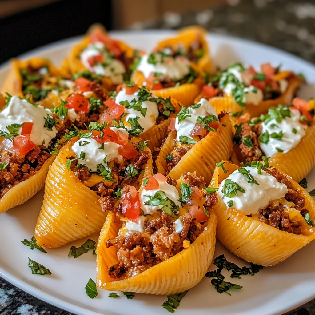 Air Fryer Pasta Tacos
