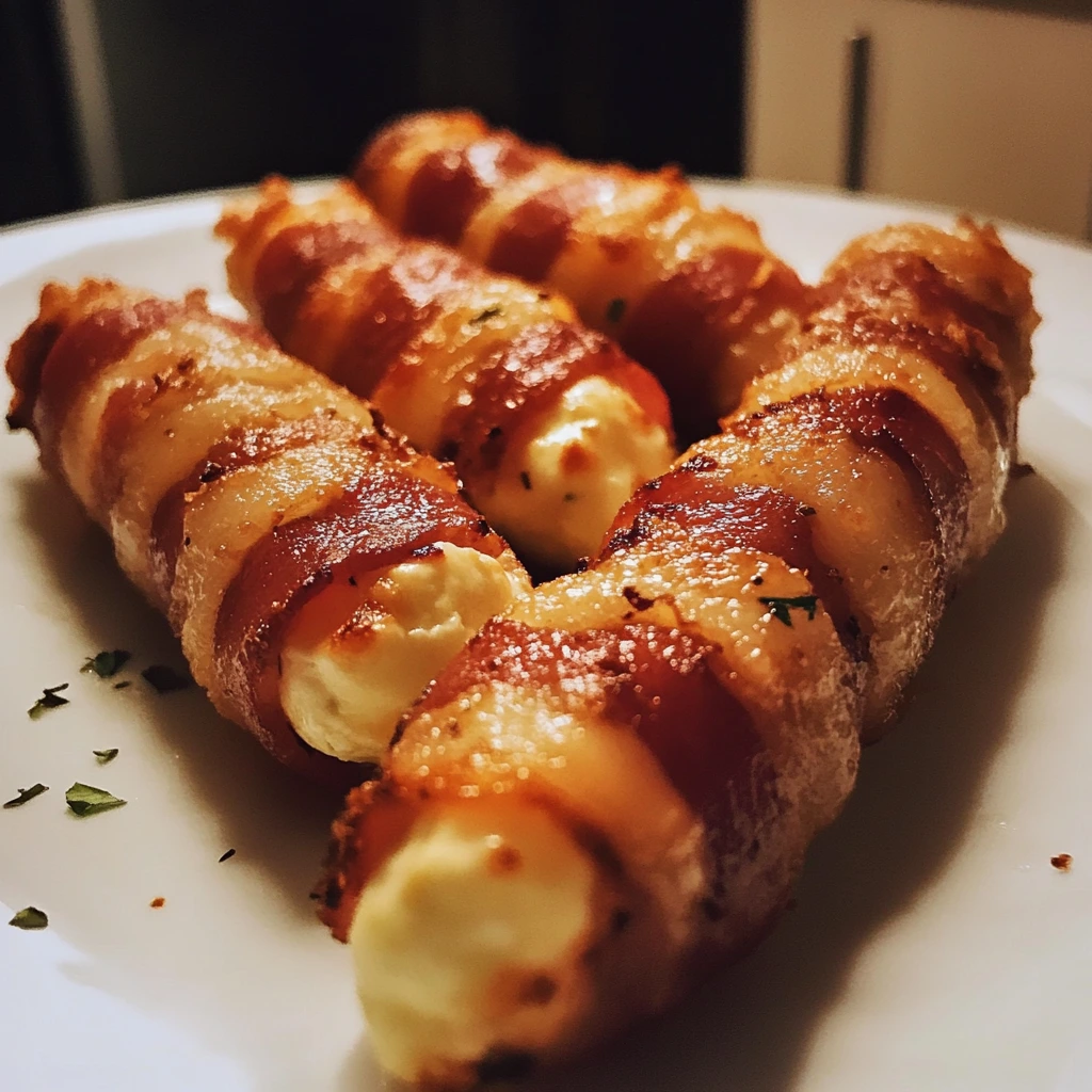 Bacon-Wrapped Mozzarella Sticks
