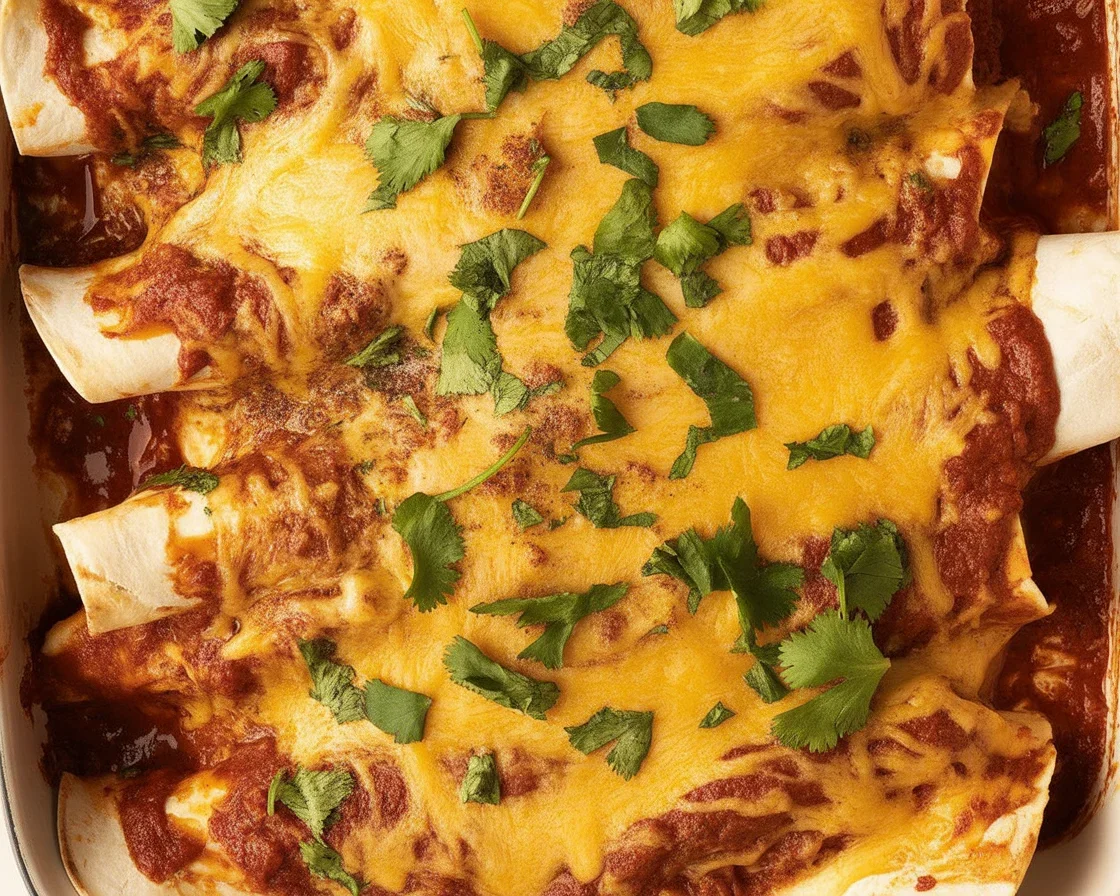 A plate of delicious leftover chicken recipes including croquettes and enchiladas.