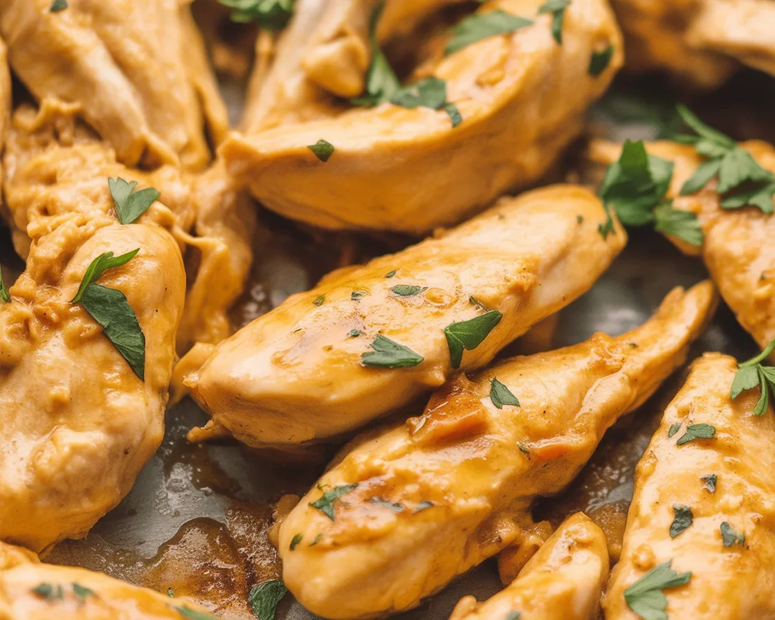 Delicious garlic butter chicken tenderloins ready in 15 minutes, perfect weeknight dinner.
