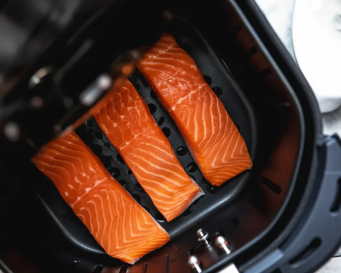 A variety of easy air fryer recipes including chicken wings and shrimp scampi.