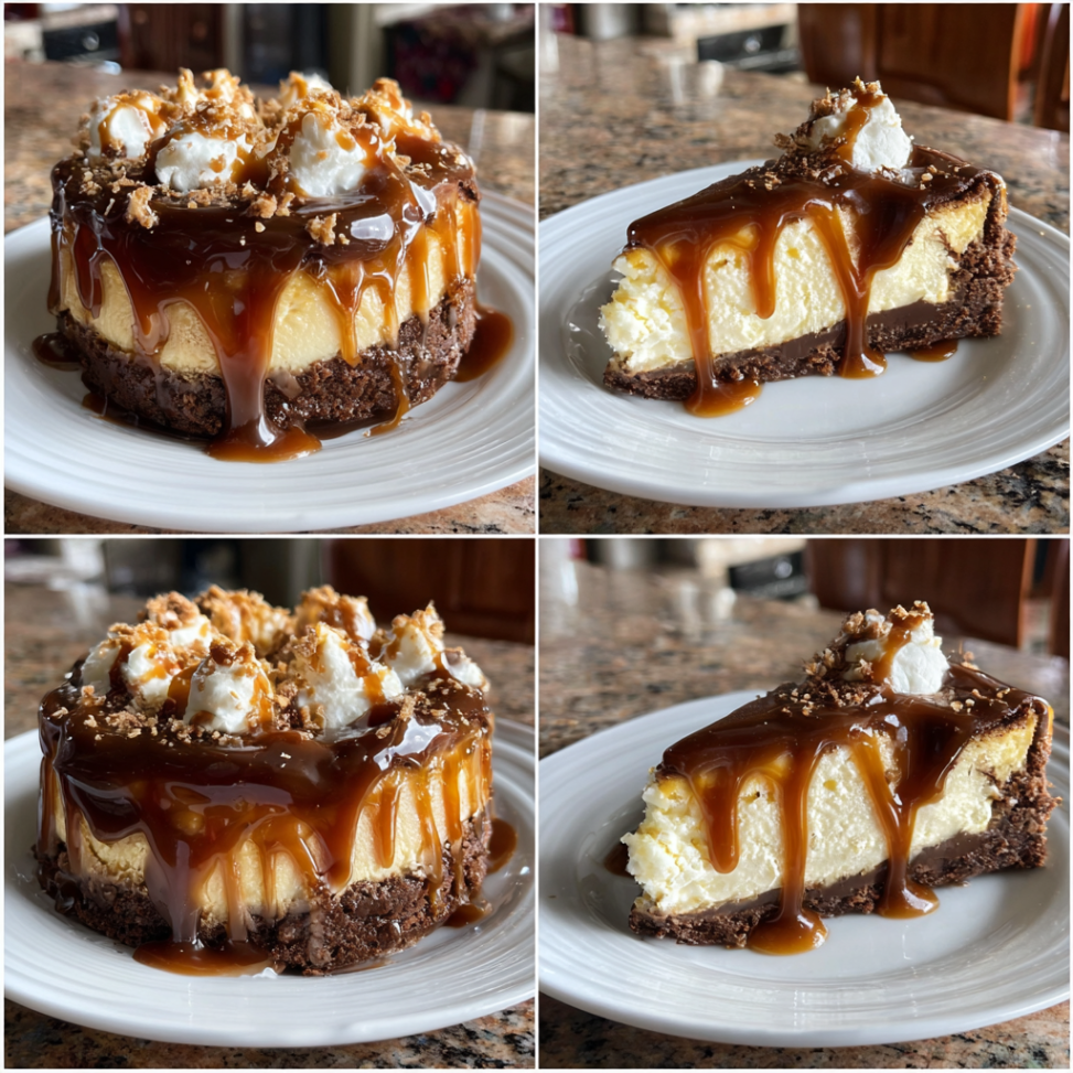 Caramel Brownie Cheesecake
