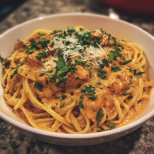 Cowboy Butter Chicken Linguine